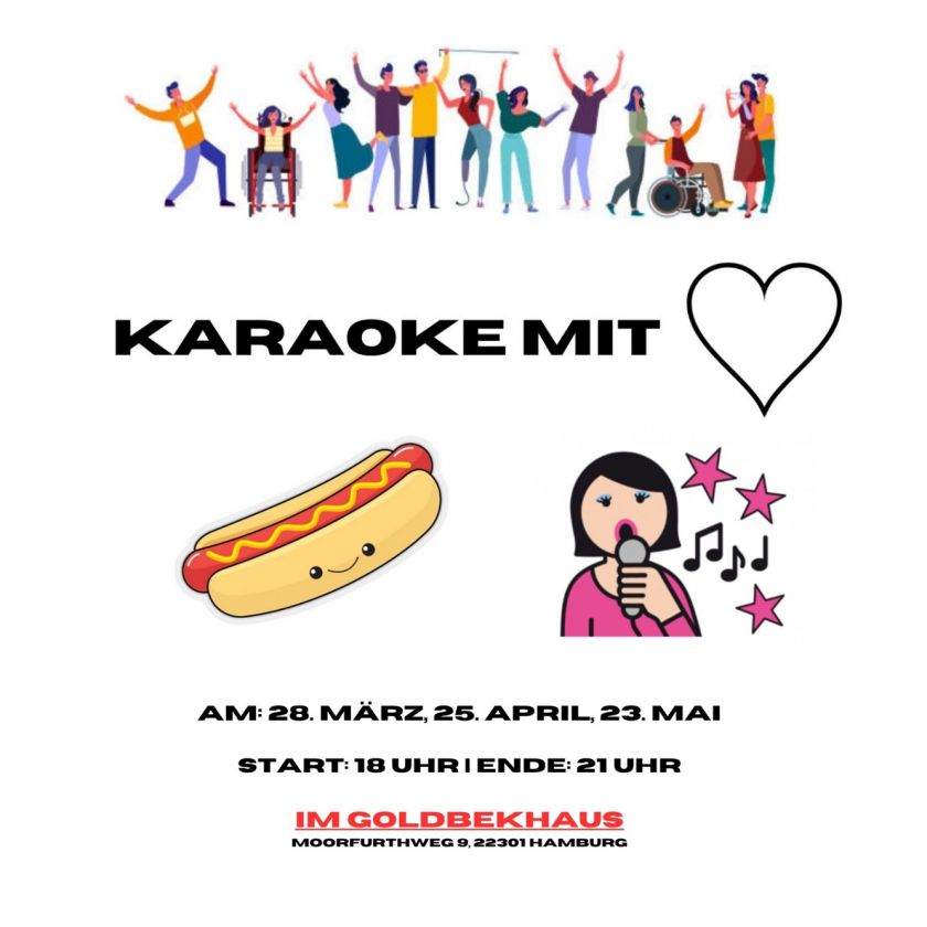 Inklusiver Karaoke Abend - Werbung