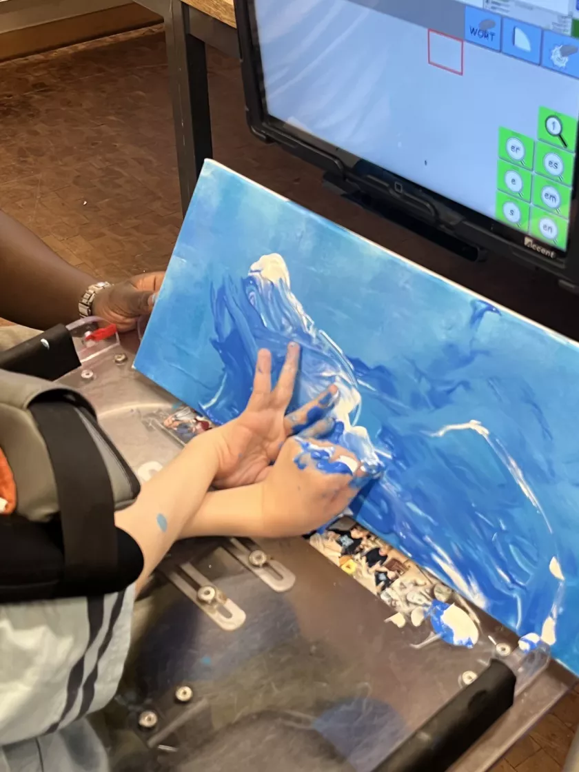 Impression eines inklusiven Theaterprojektes in Hamburg mit KIndern